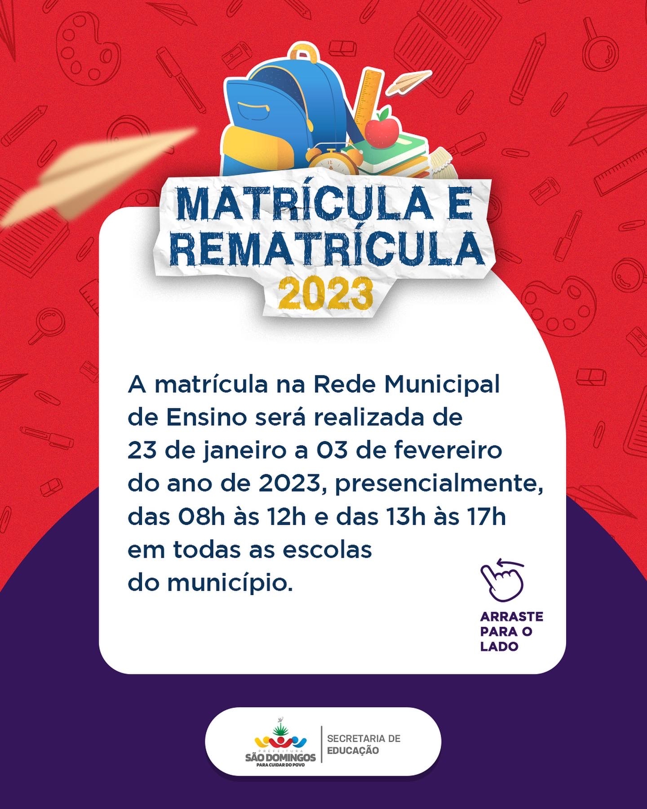 Secretaria Da EducaÇÃo Divulga CalendÁrio De MatrÍcula 2023 Para Rede Municipal De Ensino 3214